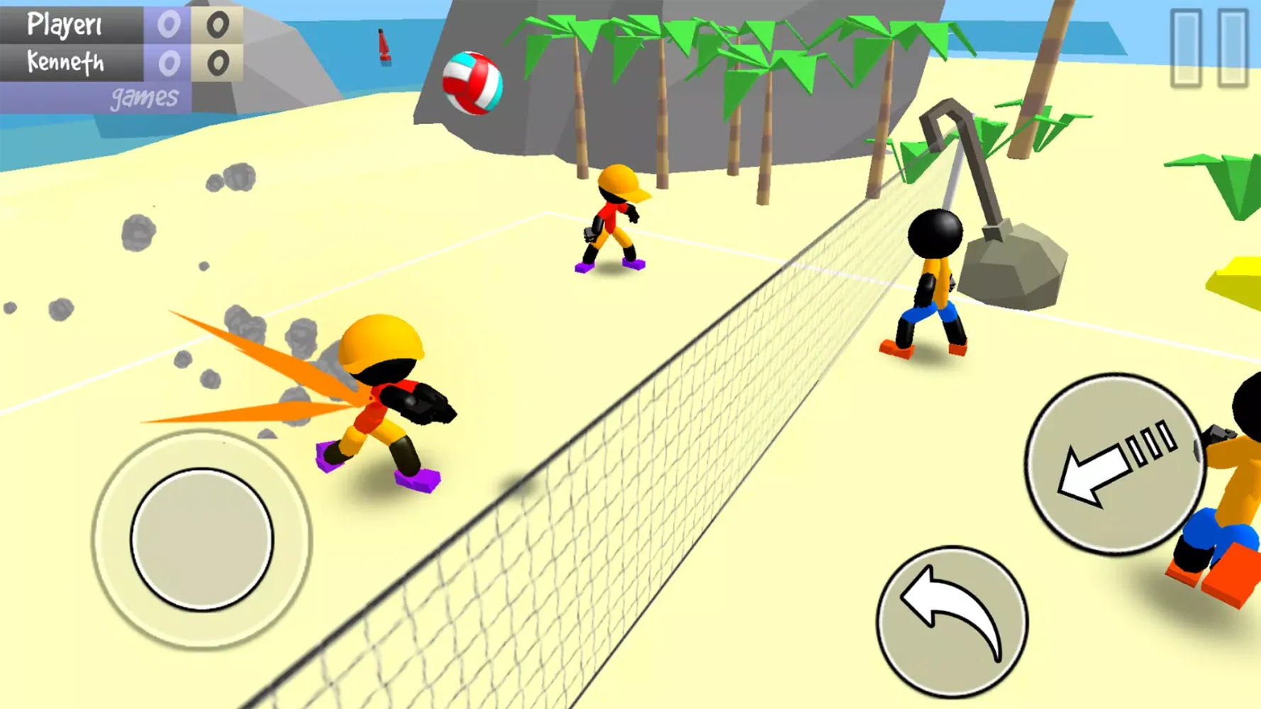 Stickman Beach Volleyball Screenshots