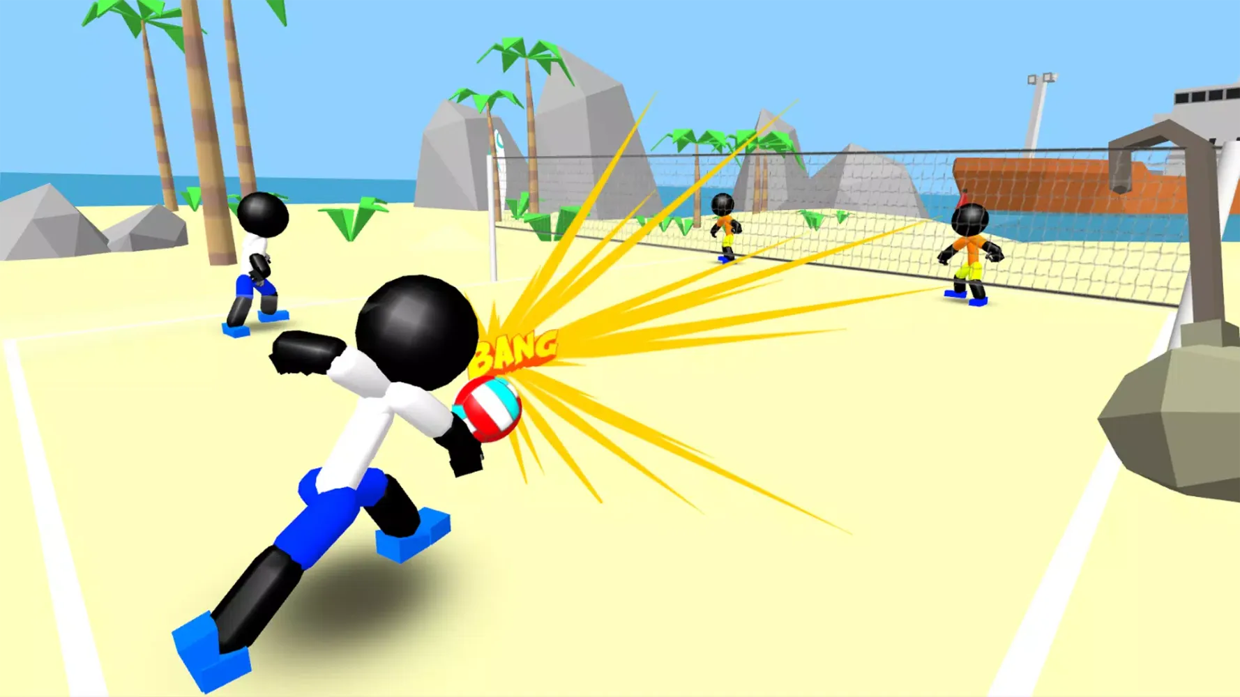 Stickman Beach Volleyball Screenshots
