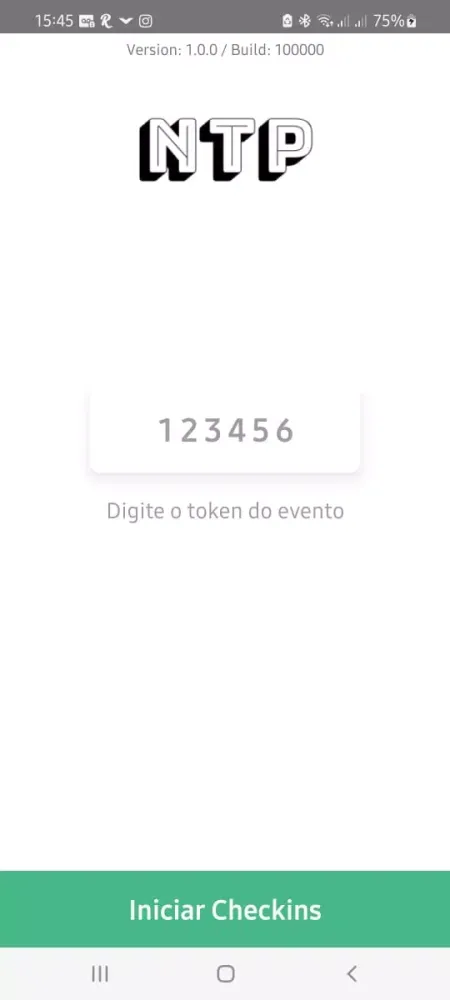 Capturas de pantalla de NTP - Check In App
