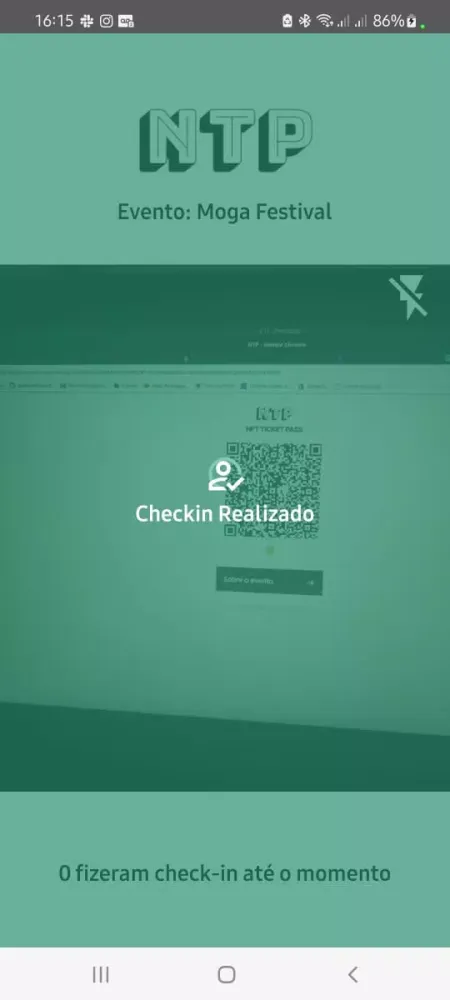 Capturas de pantalla de NTP - Check In App