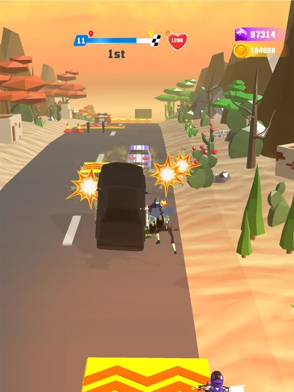 Tangkapan layar Racing Clash - Road Smash Moto iPad 