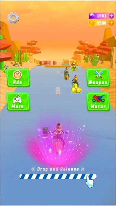 Tangkapan layar Racing Clash - Road Smash Moto
