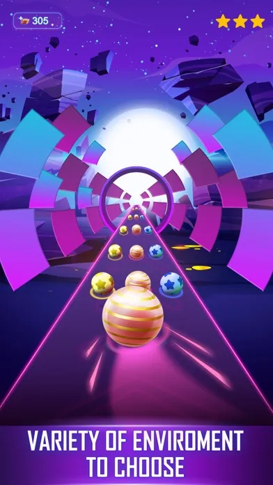 ภาพหน้าจอของ Kpop Road - Ball Dance Tiles