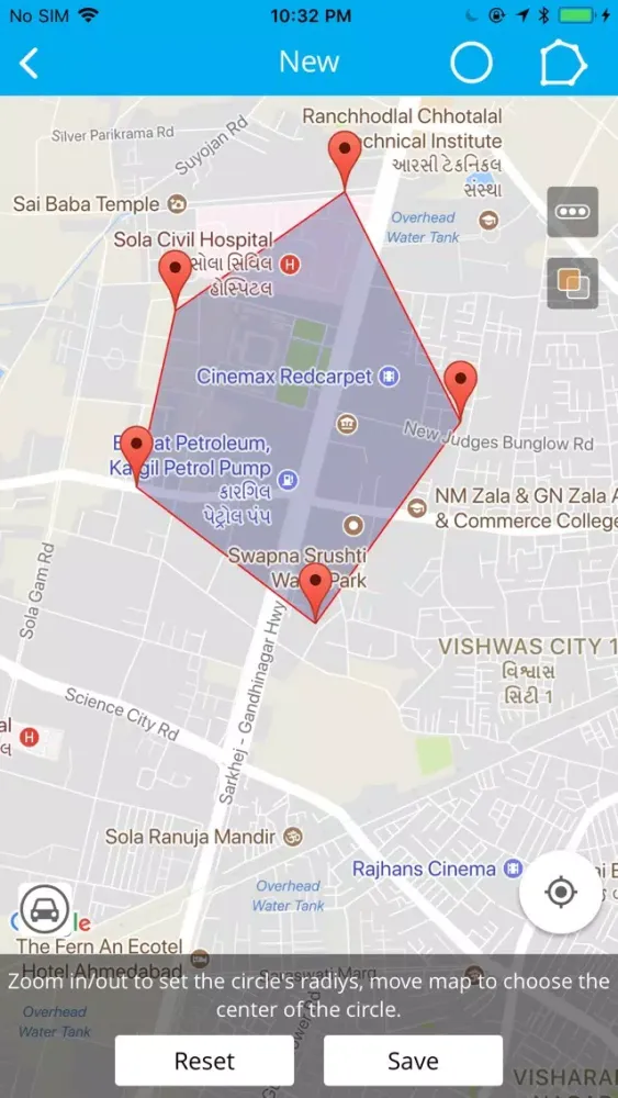 Capturas de tela do NexTech GPS
