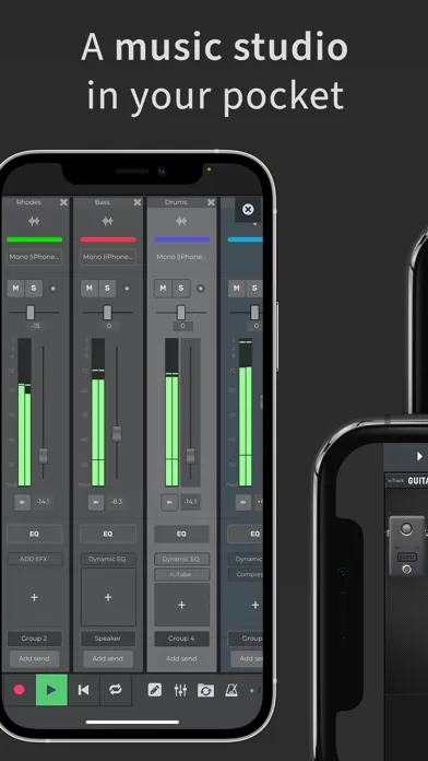 Tangkapan skrin n-Track Studio Pro | DAW