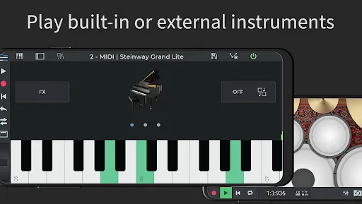 تصاویر n-Track Studio DAW: Make Music