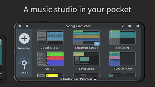 تصاویر n-Track Studio DAW: Make Music