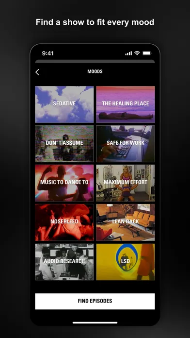 Captures d'écran de NTS RADIO