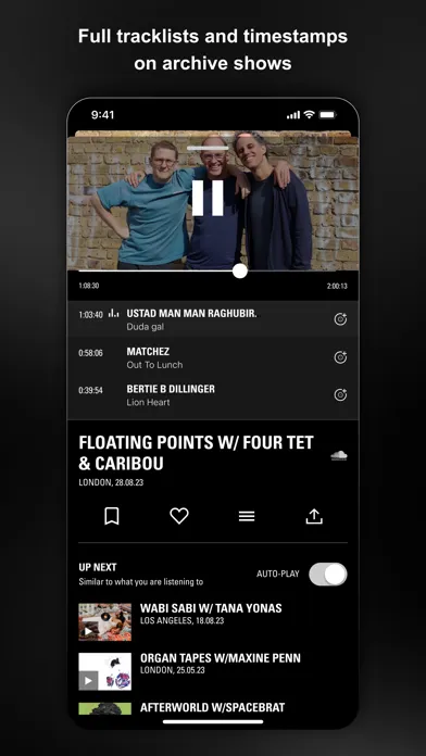 Captures d'écran de NTS RADIO