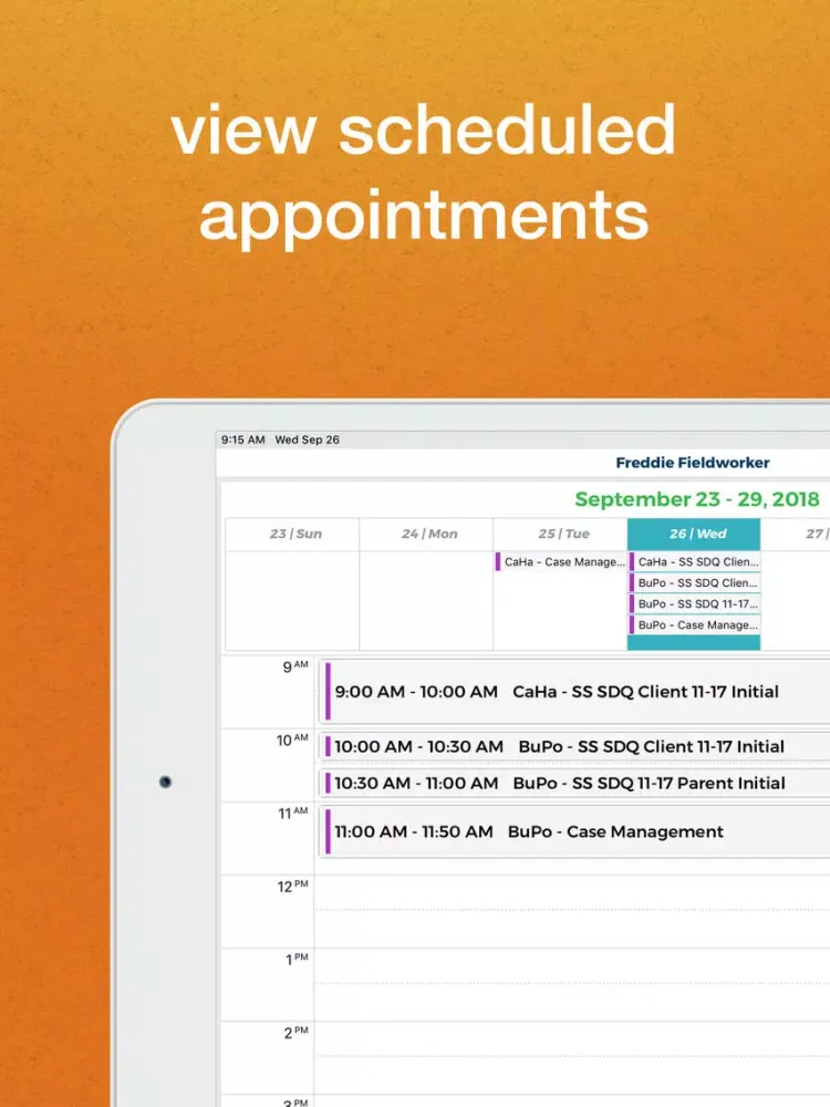 Скриншоты CarePOV™myEvolv® Anywhere iPad 