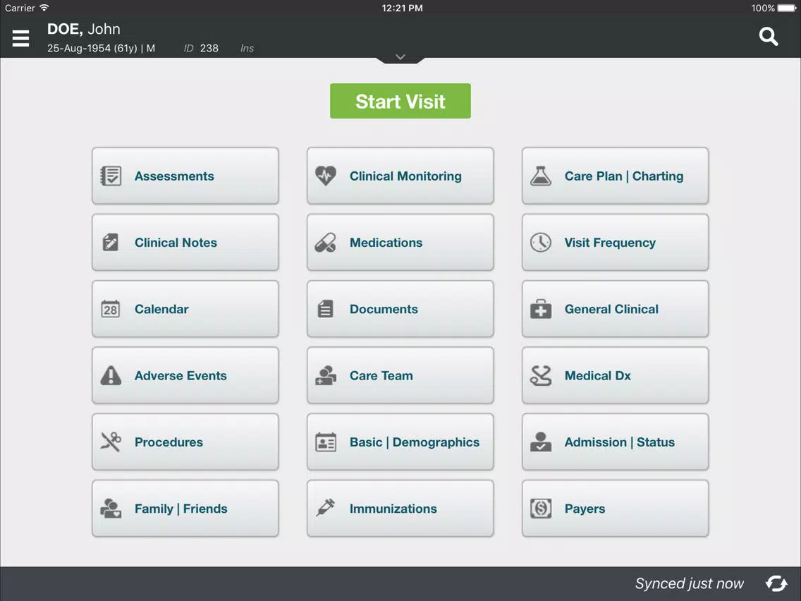 Homecare Mobile Tablet iPad  Screenshots