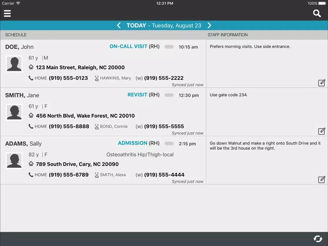 Homecare Mobile Tablet 3.7.2 iPad  স্ক্রিনশট