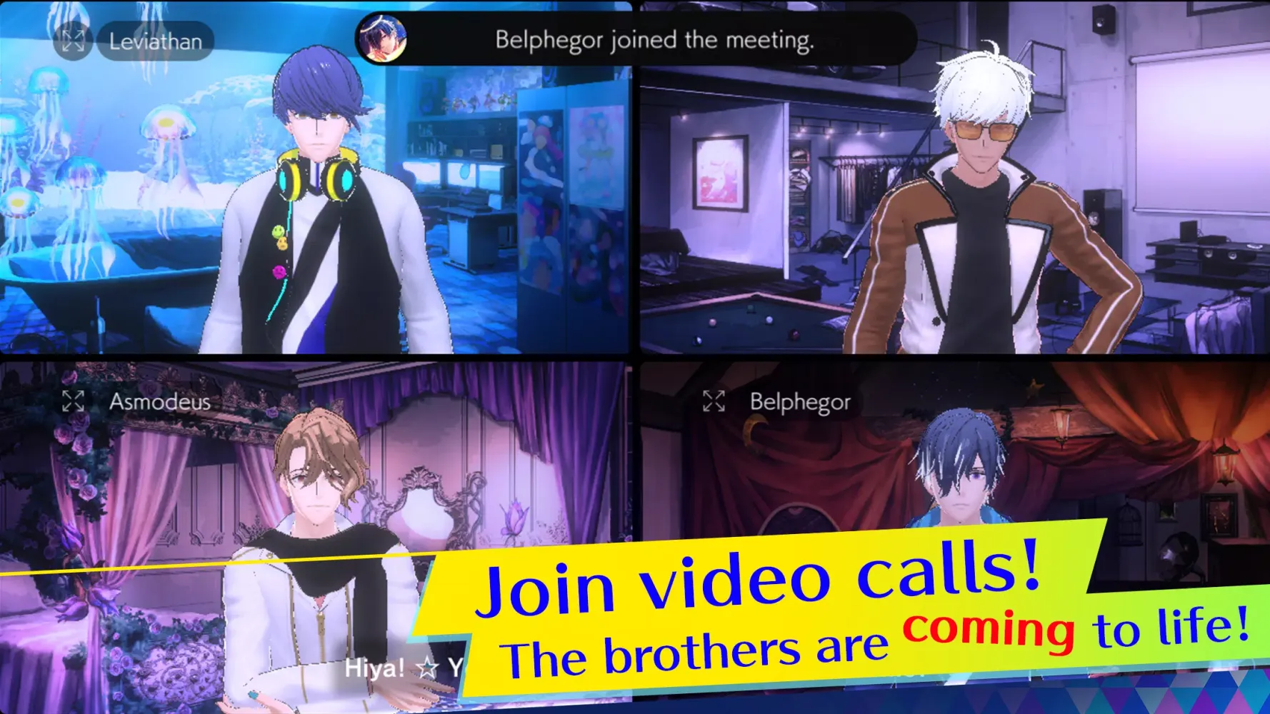 Otome Games Obey Me! NB سکرین شاٹس