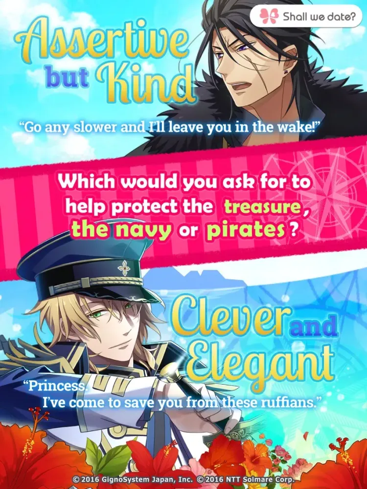 Pirates / Shall we date? iPad  स्क्रीनशॉट