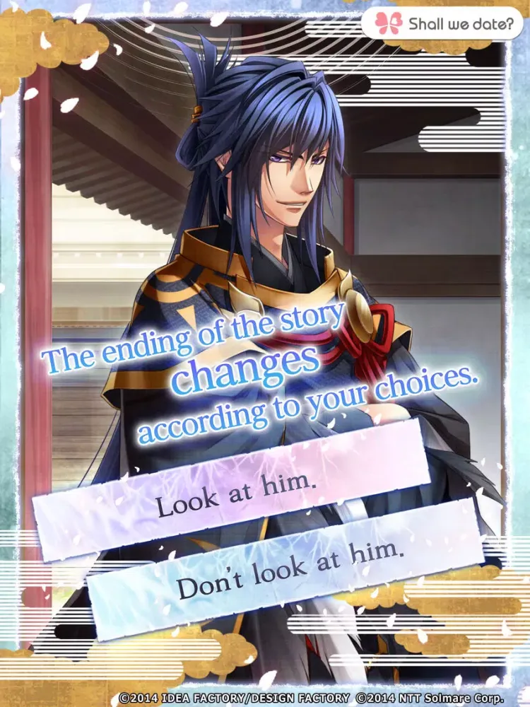 Tangkapan layar Shall we date?: Scarlet Fate iPad 