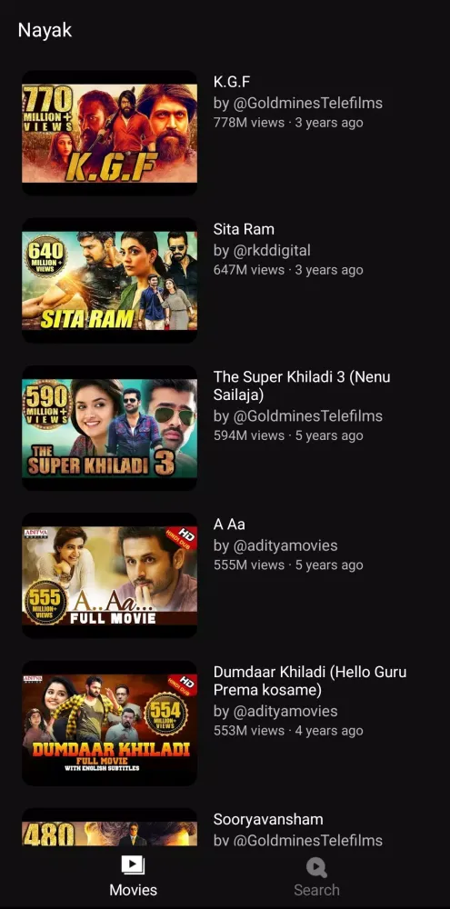 Nayak Tube Screenshots