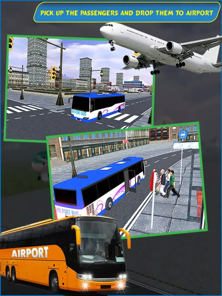 Ảnh chụp màn hình của Airport Passenger Bus Sim iPad 