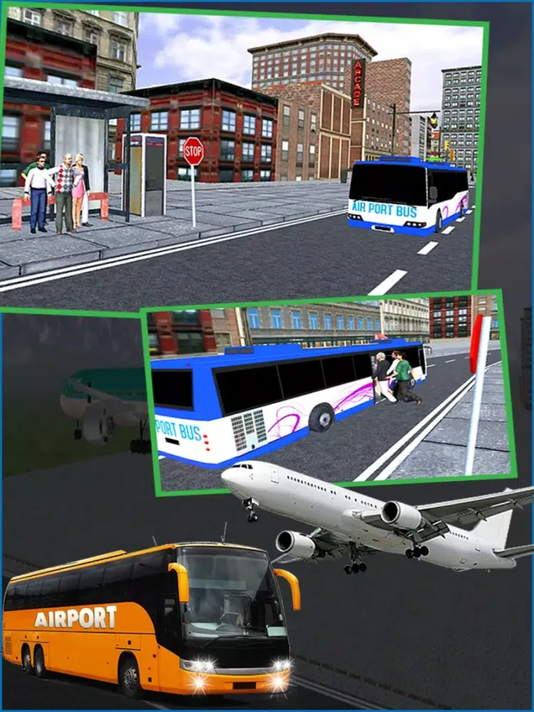 Ảnh chụp màn hình của Airport Passenger Bus Sim iPad 