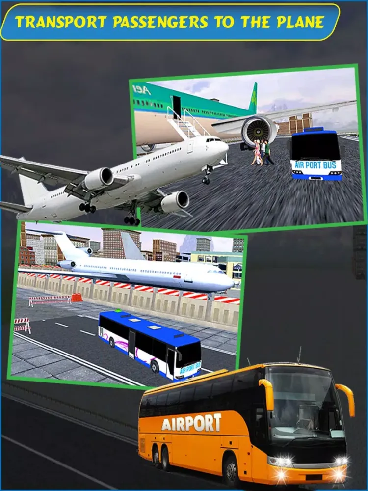 Ảnh chụp màn hình của Airport Passenger Bus Sim iPad 