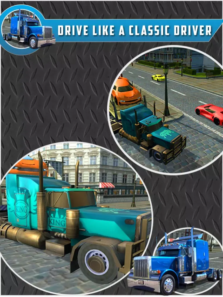 Car Transport Trailer Truck 4D iPad  Screenshots