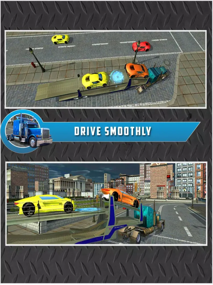 Car Transport Trailer Truck 4D iPad  Screenshots
