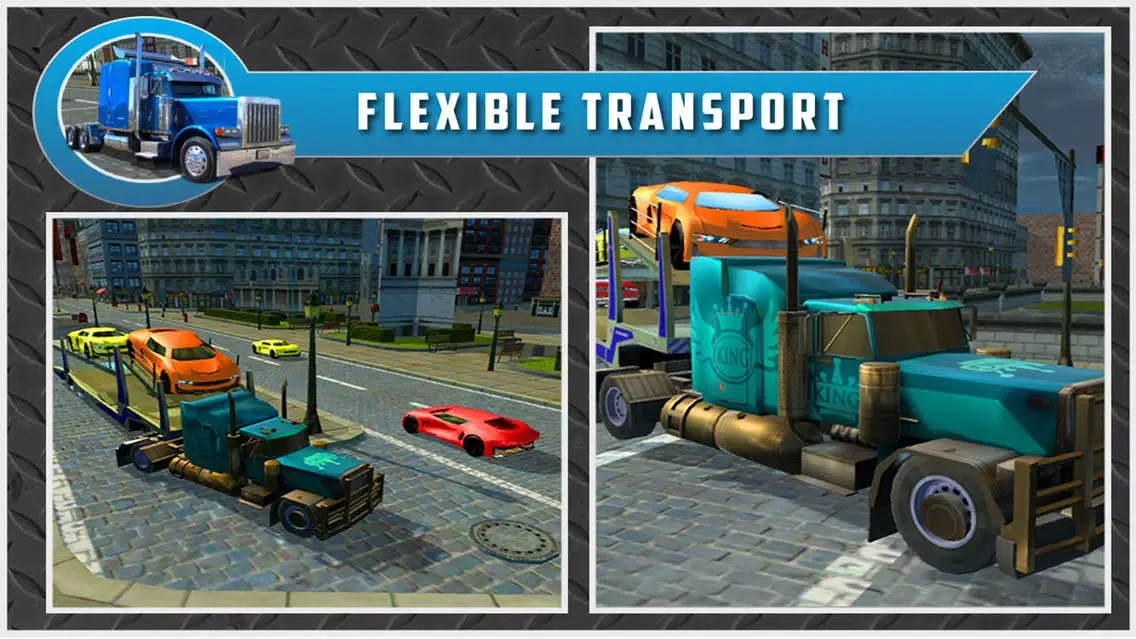 Car Transport Trailer Truck 4D Screenshots