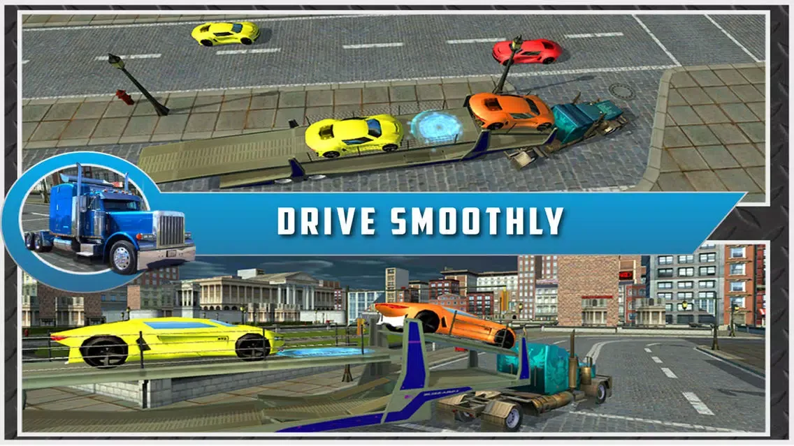 Car Transport Trailer Truck 4D Screenshots