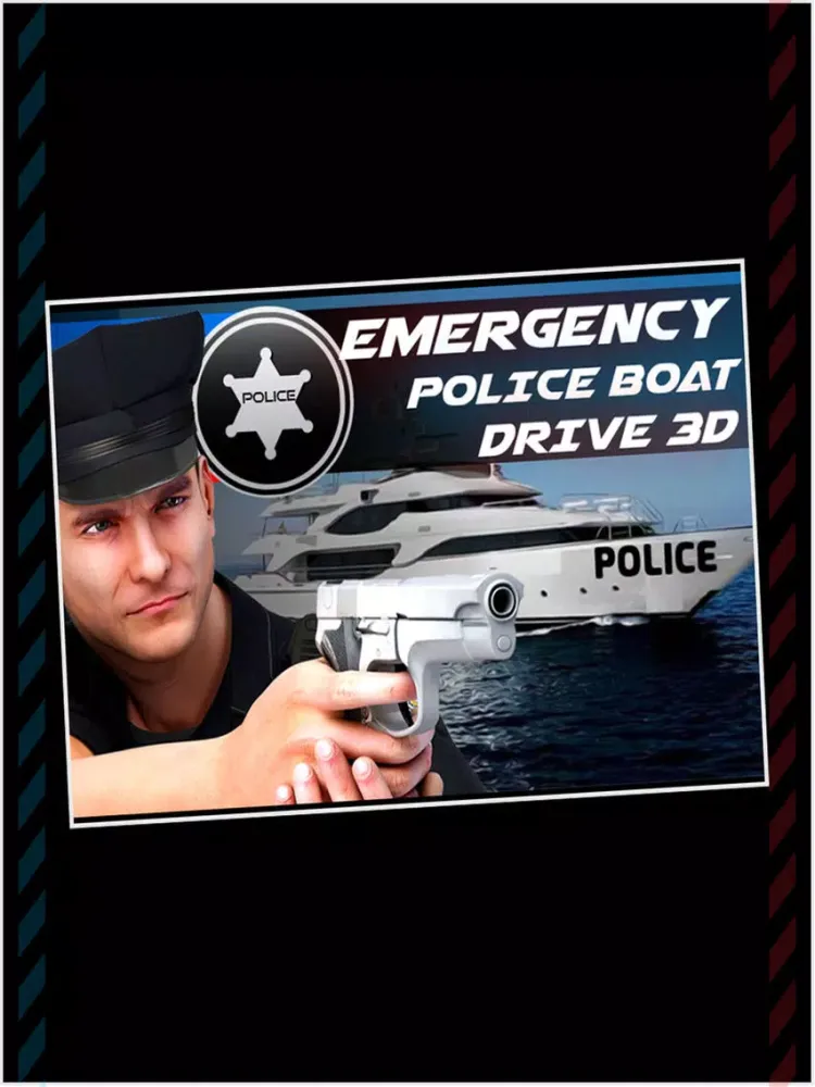 Emergency Police Boat Drive 3D iPad 應用截圖