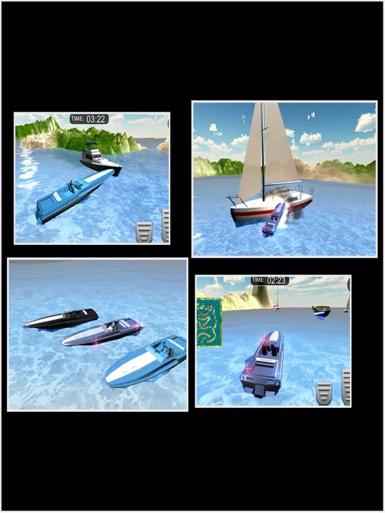 Emergency Police Boat Drive 3D iPad 應用截圖