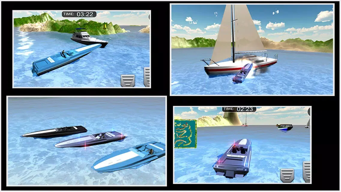 Emergency Police Boat Drive 3D應用截圖