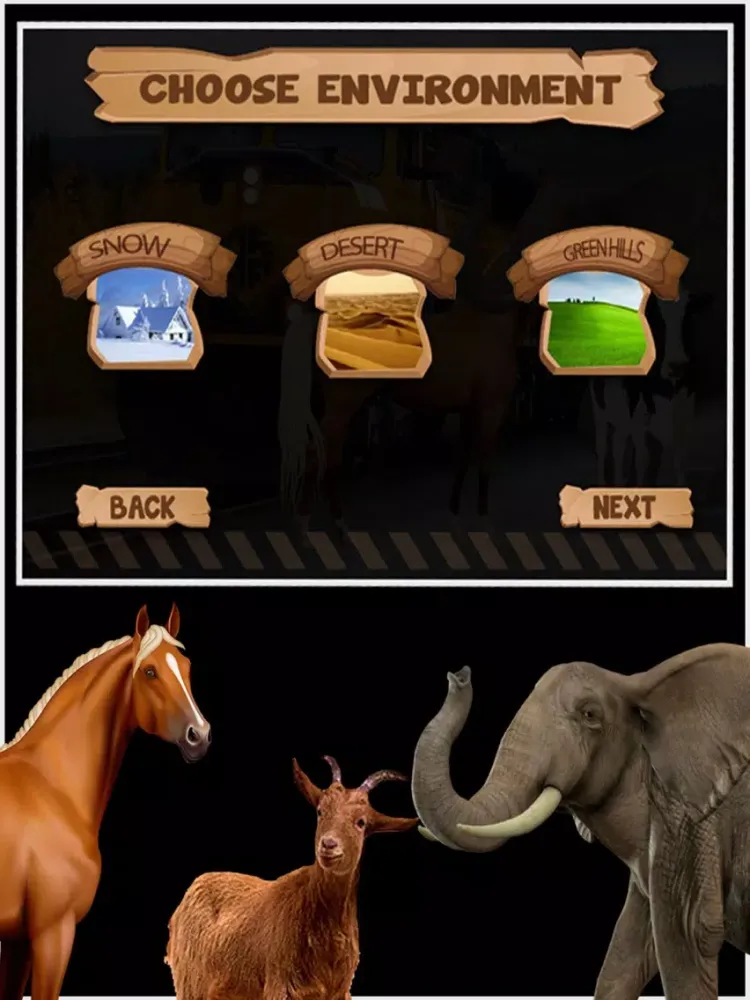 Captures d'écran de Farm Animal Transport Train 3d iPad 