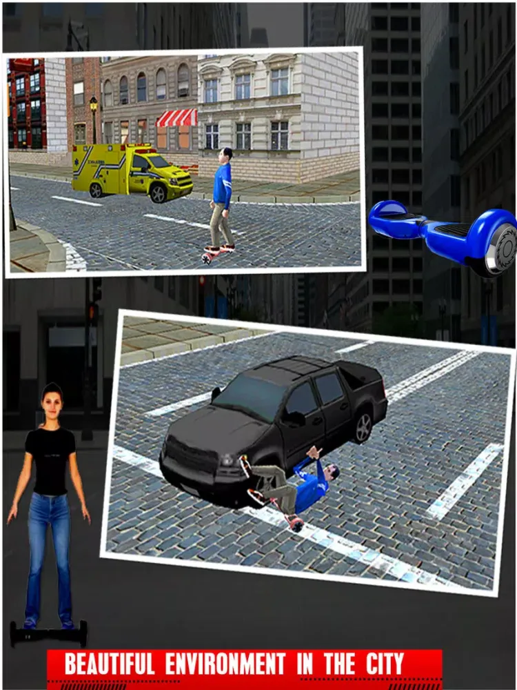 Capturas de pantalla de Hoverboard Riding Simulator 3d iPad 