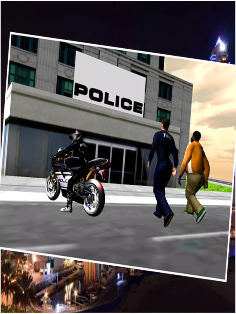 Capturas de tela do Crime City Police Bike Driver iPad 