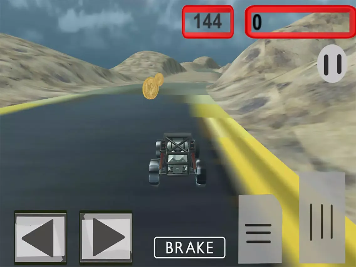 Super Crazy Sports Stunt Car 2017 iPad 应用截图