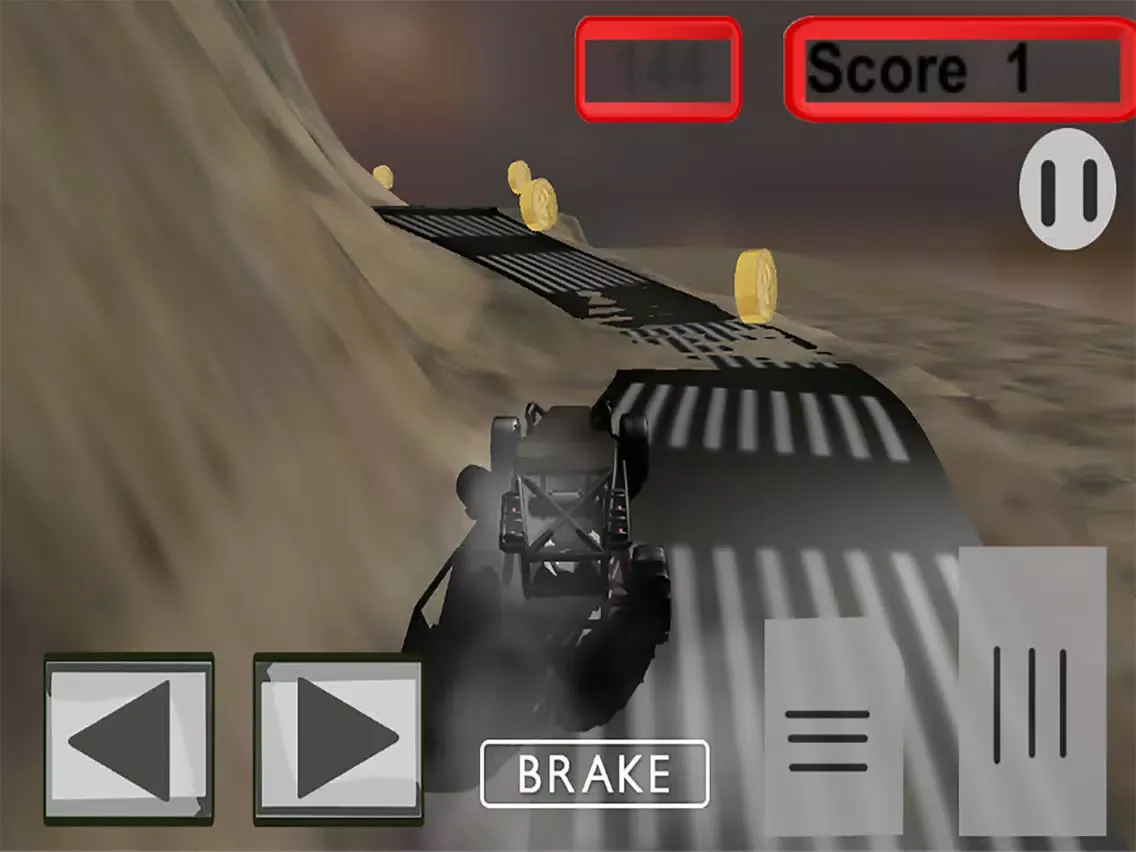 Super Crazy Sports Stunt Car 2017 iPad 应用截图