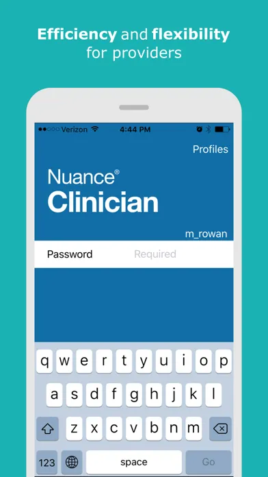 Nuance Clinician Screenshots