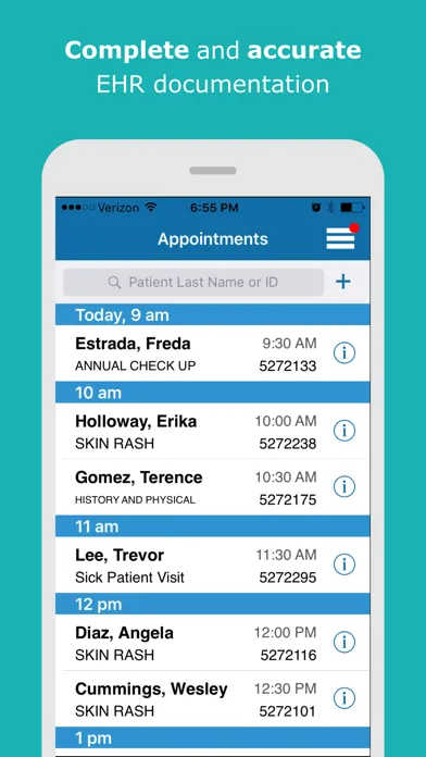 Nuance Clinician Screenshots