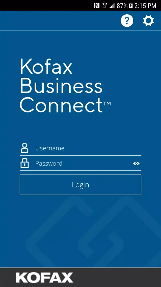 Скриншоты Kofax Business Connect