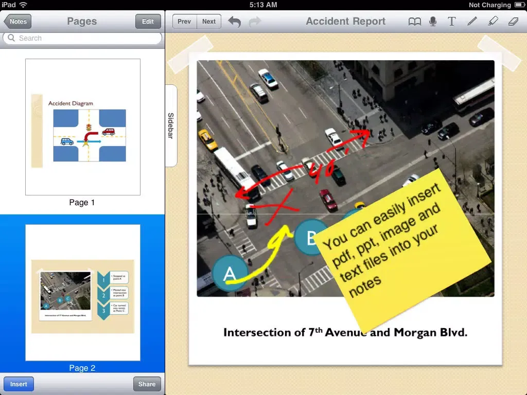 PaperPort Notes iPad  স্ক্রিনশট