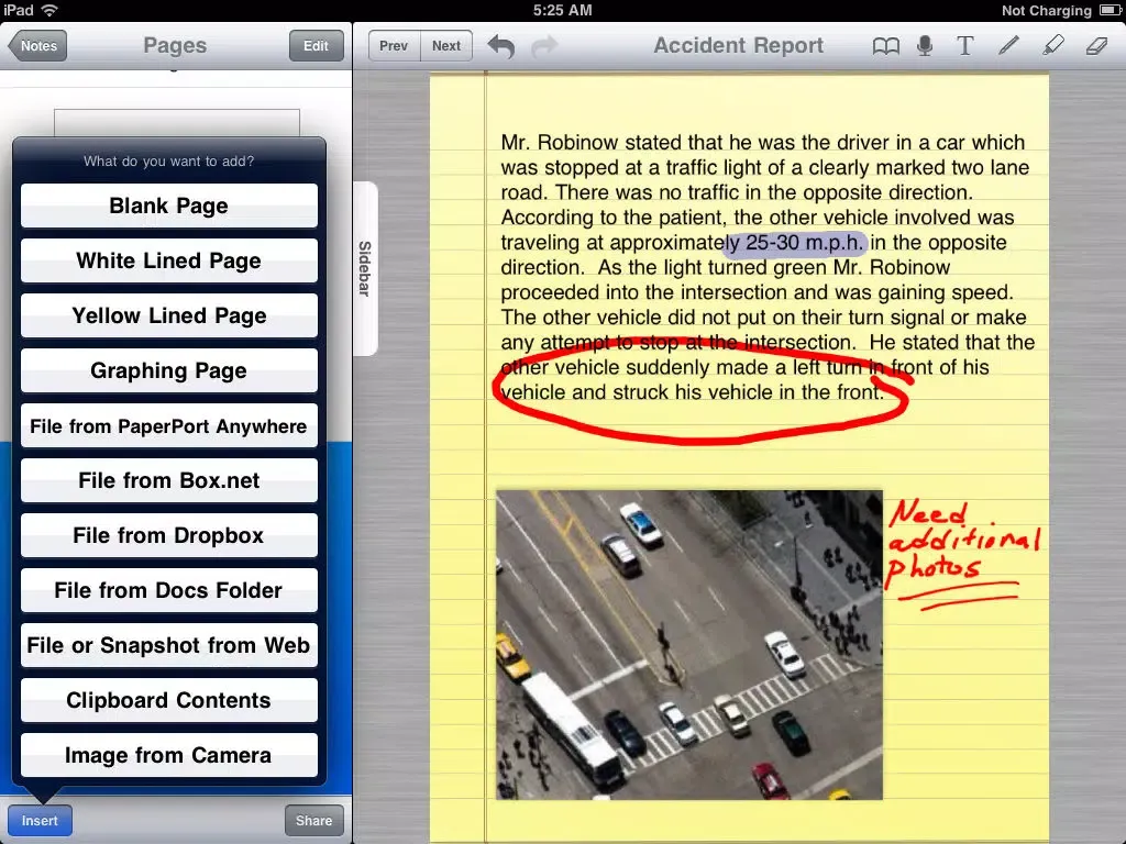 PaperPort Notes iPad  স্ক্রিনশট