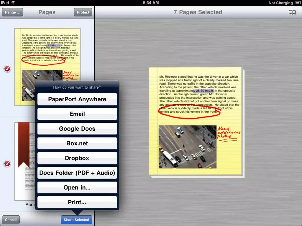 PaperPort Notes iPad  স্ক্রিনশট