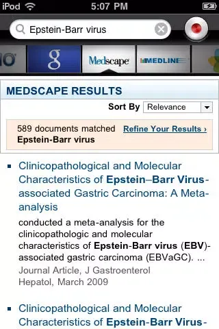 Dragon Medical Search应用截图