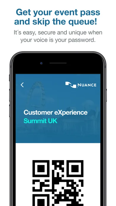 ภาพหน้าจอของ Nuance VoiceID