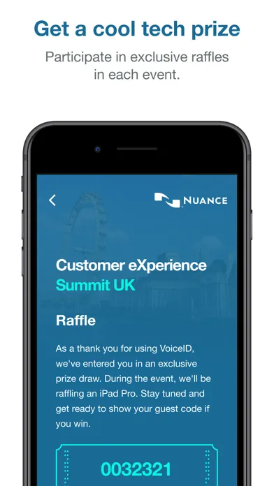ภาพหน้าจอของ Nuance VoiceID