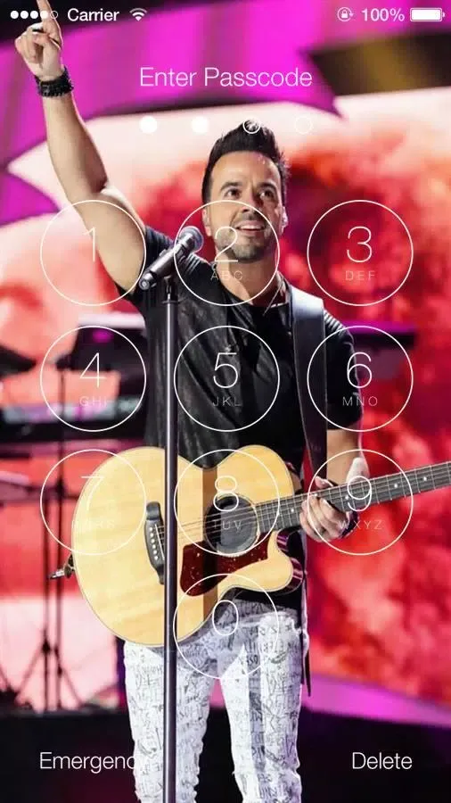 Luis Fonsi Wallpaper Lock Screen 스크린샷