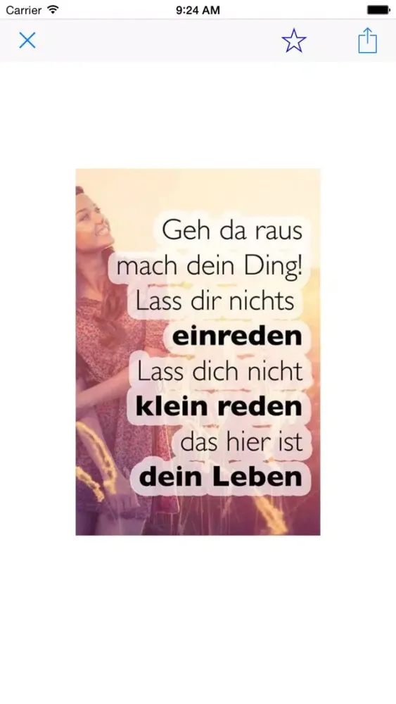 Capturas de tela do Sprüche, Zitate und Gedichte