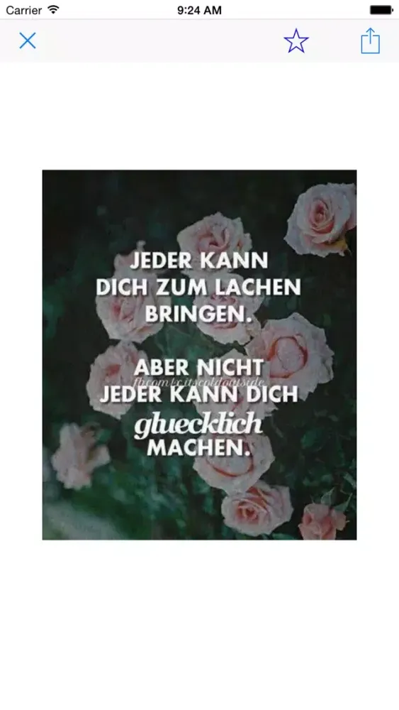 Capturas de tela do Sprüche, Zitate und Gedichte