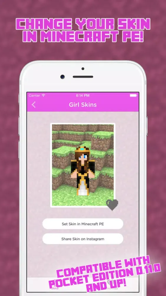 Girl Skins for Minecraft PE - Pocket Edition Girl Skins应用截图