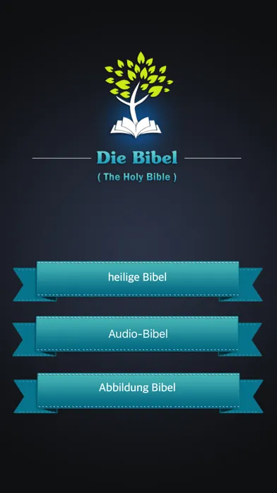 German Bible Audio - Die Bibel Deutsch mit Audio应用截图