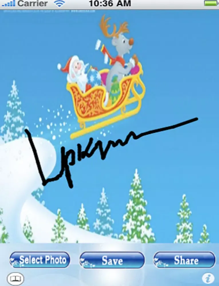 Скриншоты My Autograph iPad 
